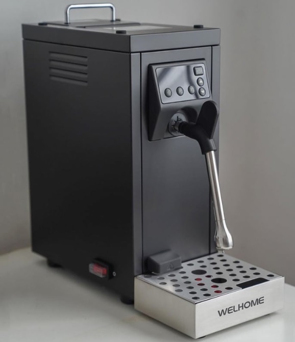 WPM Milk Steamer MS-130T パワフル小型ミルクスチーマー シルバーの